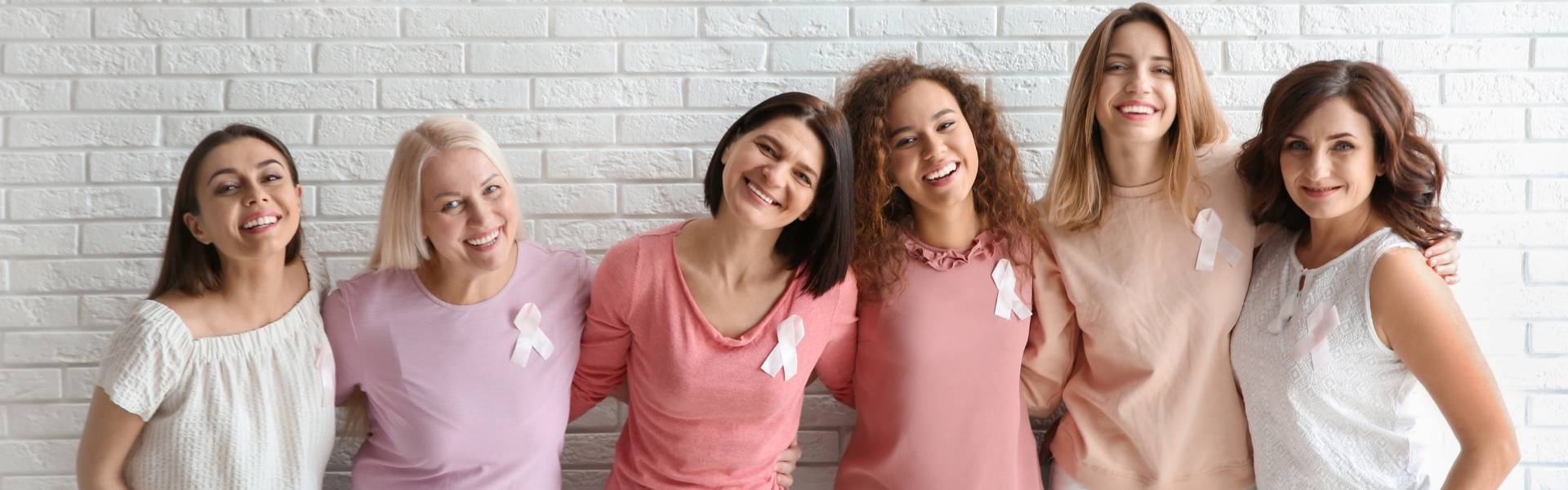 group of women advocating for breast cancer awareness